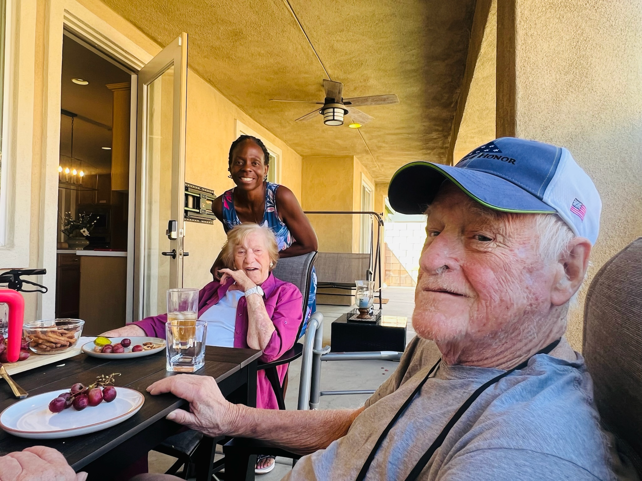 Residents celebrating together