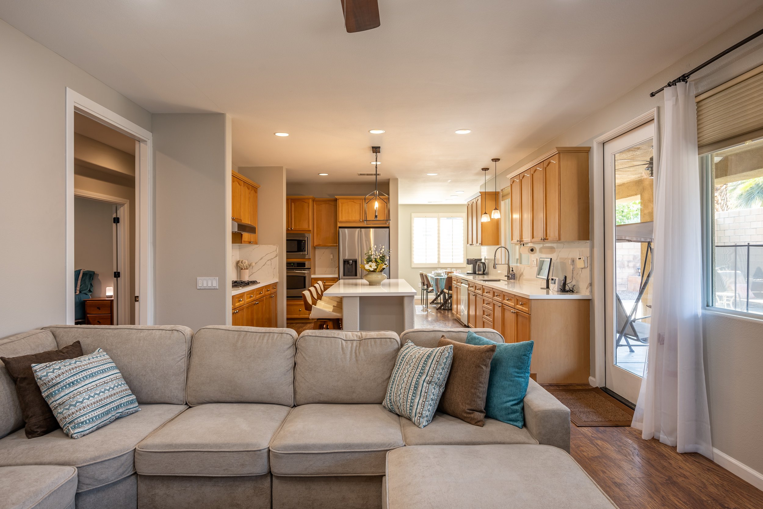 Open concept living space
