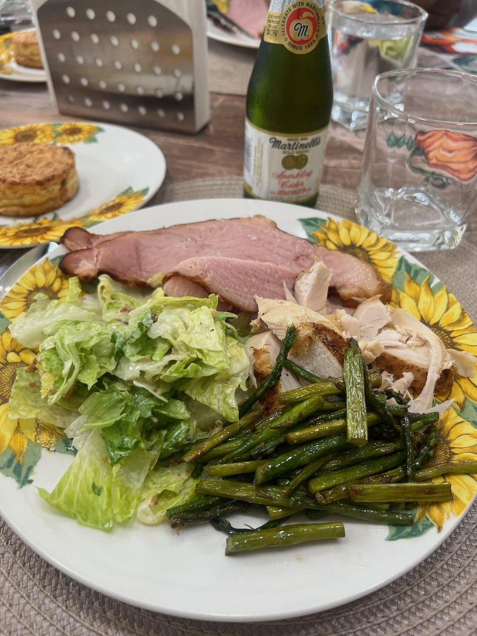Home-cooked meal plate 1