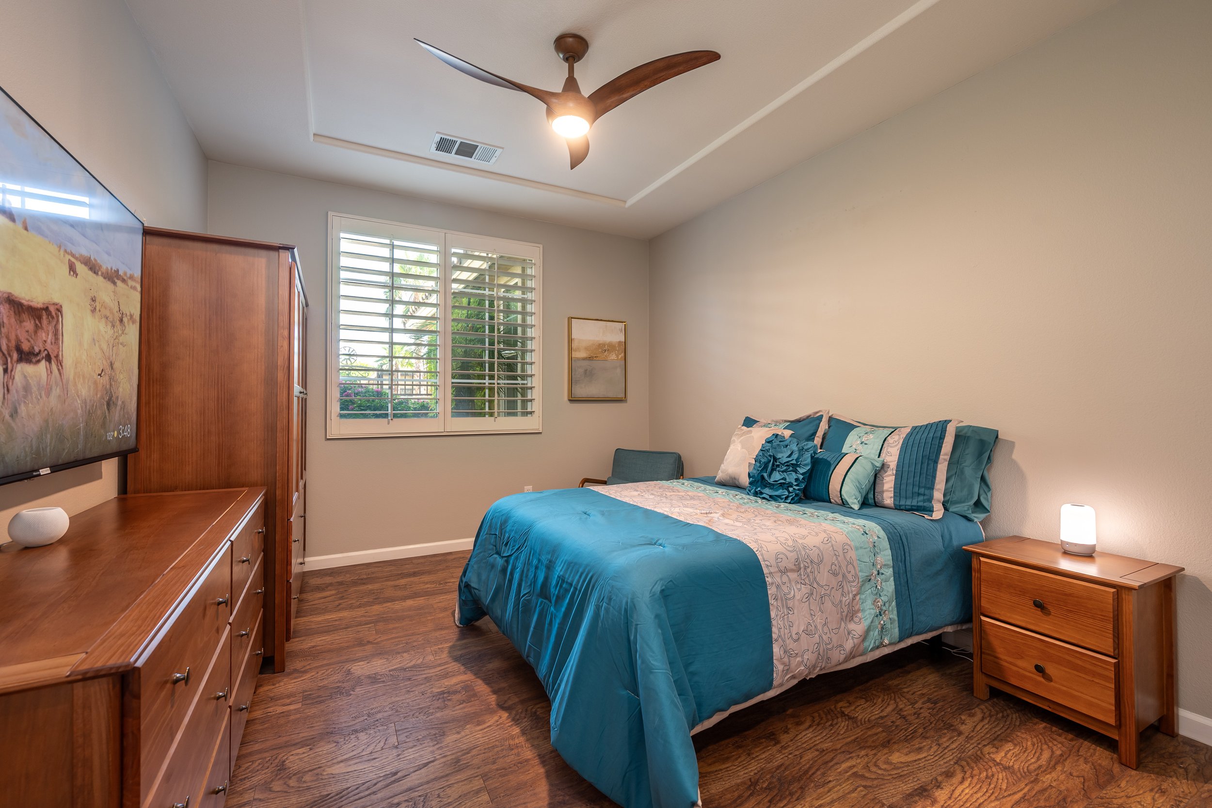 Double door bedroom view 1